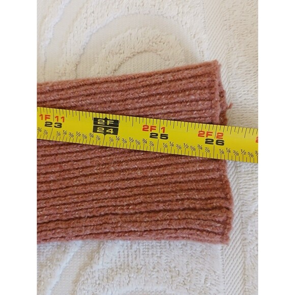 Olive + Oak Womens Sweater Pink Small Collared Tight Knit Bohemian Peasant - Picture 13 of 15